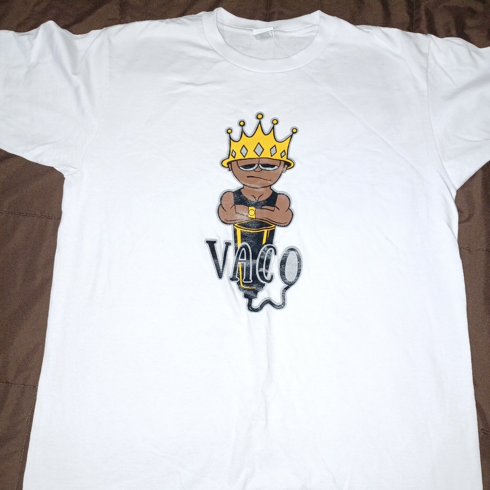 New V.A.C.O. microphone crown tee